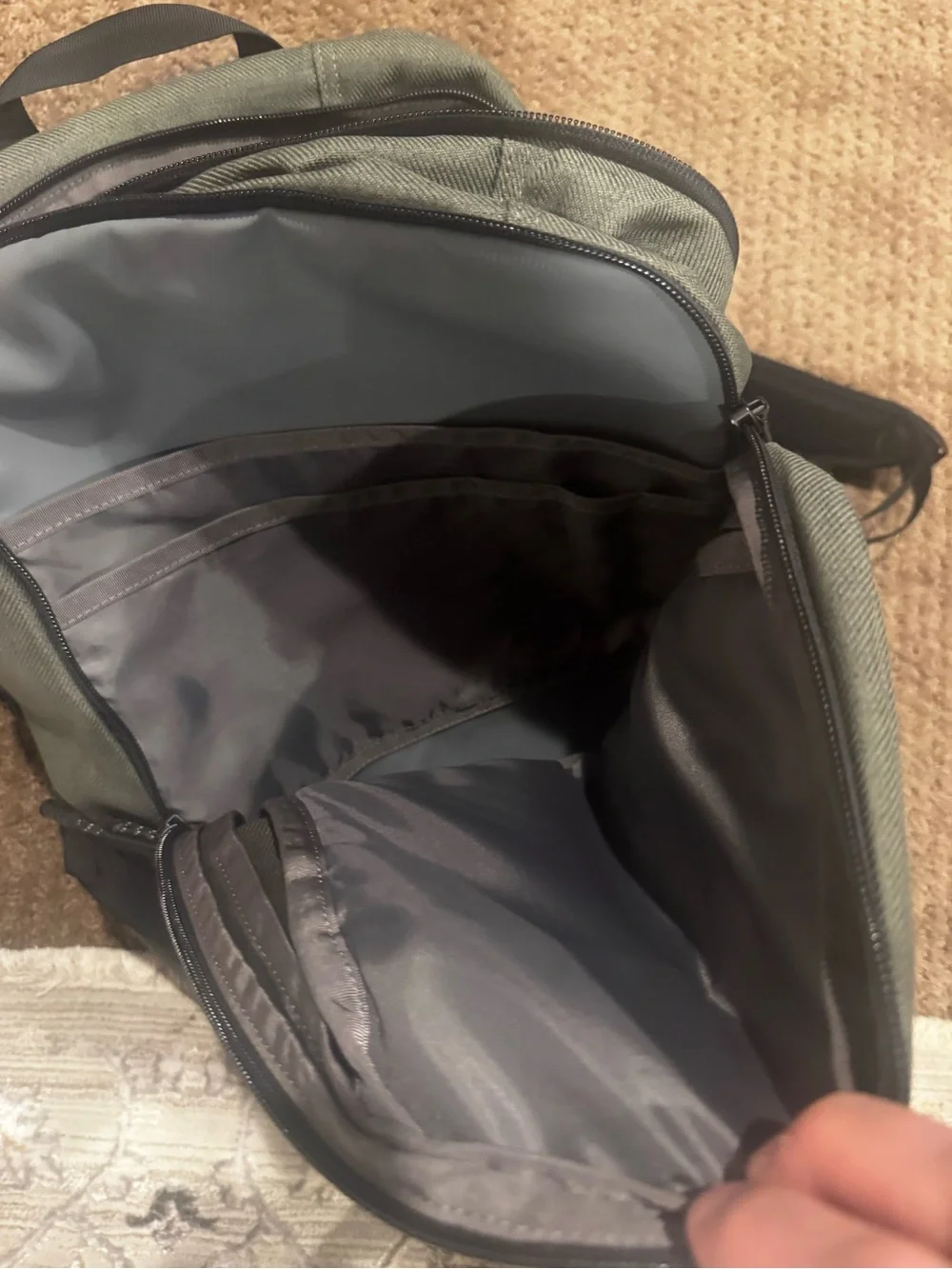 Timbuk2 Everyday Backpack with Black Accents GREY in color